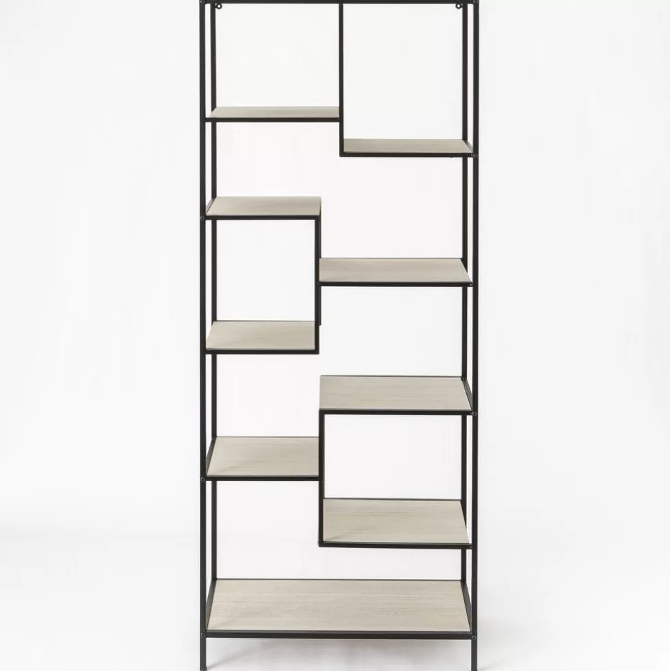 RETIF Regalmobel Aus Metall Und Holz 70 X 32 X 170 Cm