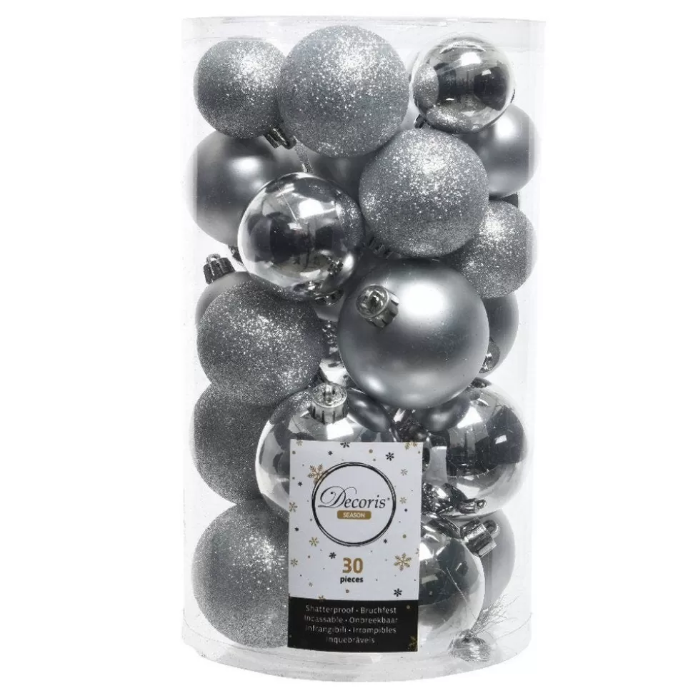 RETIF Unzerbrechliche Kugeln Silber Divers O 4 Bis 6 Cm – Packung Mit 30
